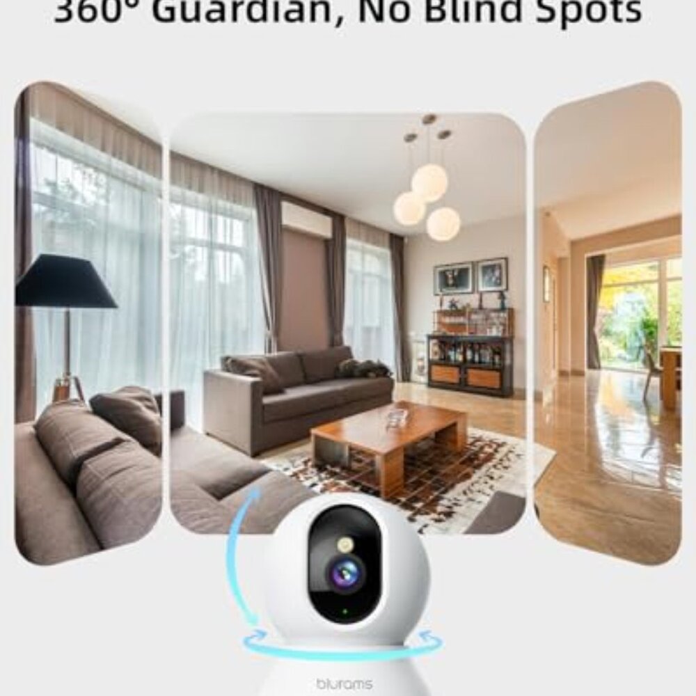 Smart Home Security Camera 2k Resolution Motion T… - image 4